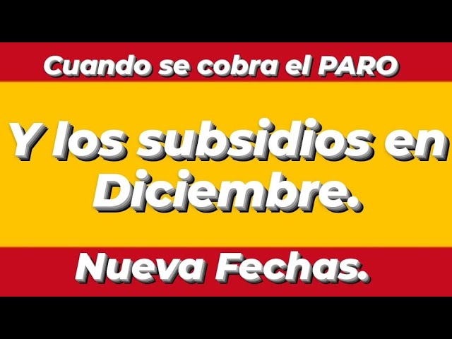 cuando se cobra el desempleo en diciembre