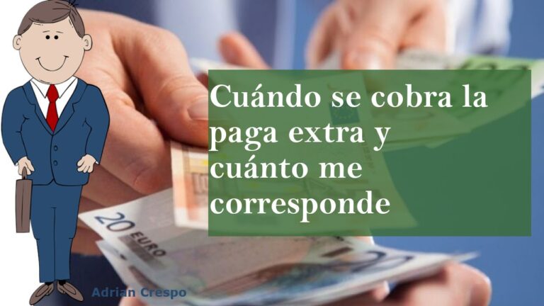 cuándo se cobra la paga extraordinaria de verano