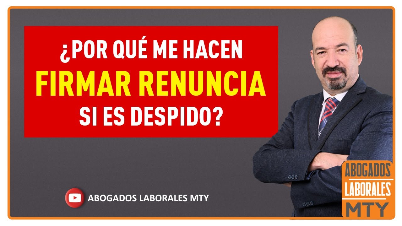 cuando te despiden tienes que firmar algo