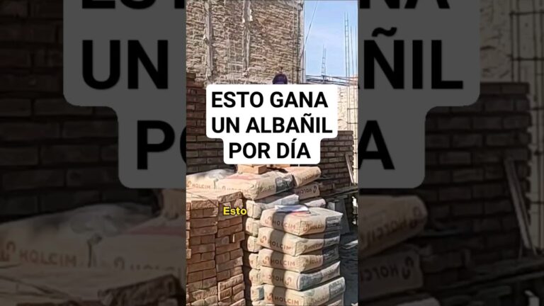 cuanto cobra un peon de albañil por dia