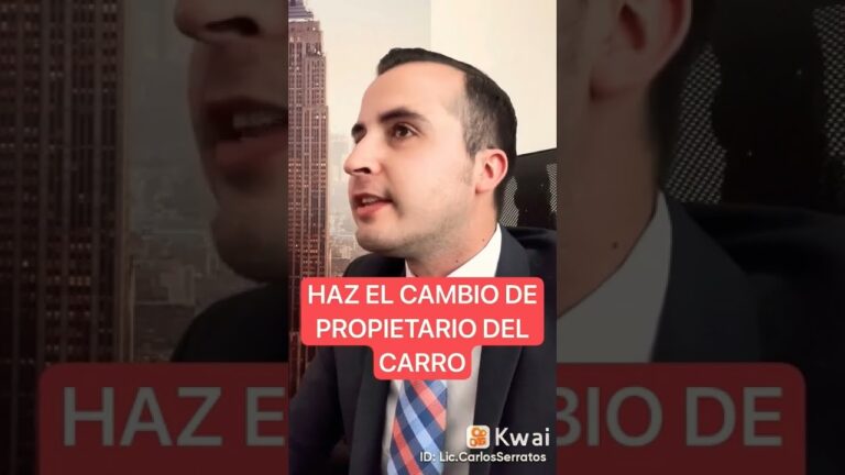 cuanto cuesta cambiar de propietario un coche