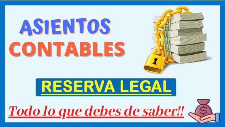cuanto es la reserva legal de una empresa