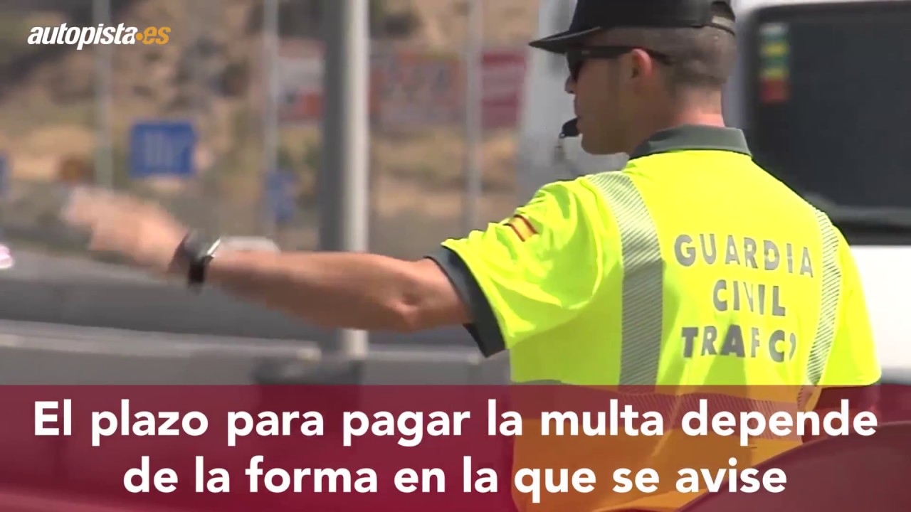 cuanto suele tardar en llegar una multa