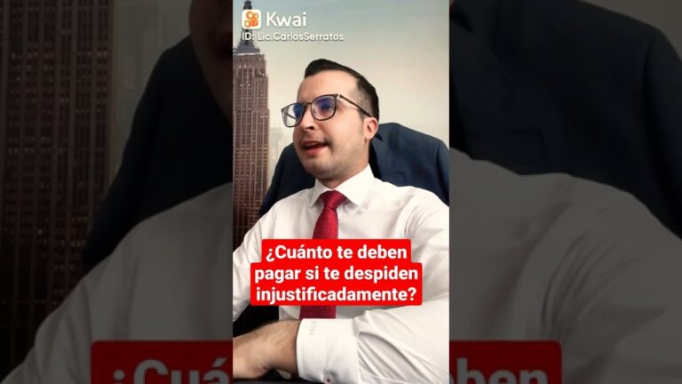 cuanto te pagan si te echan del trabajo