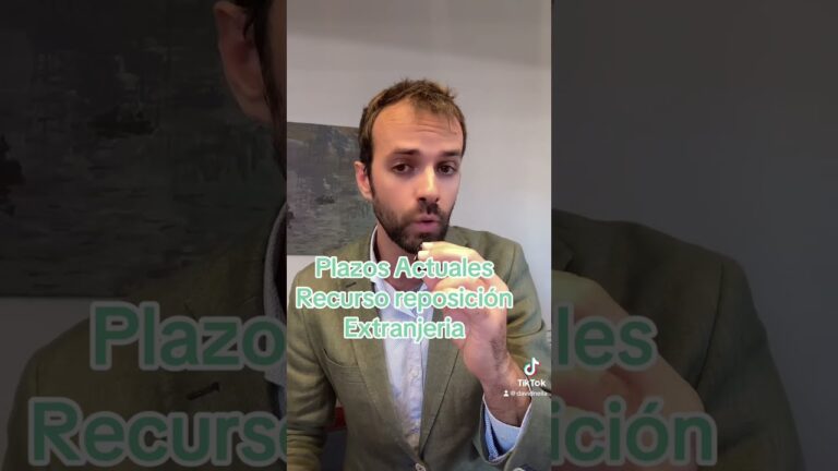 cuanto tiempo tarda un recurso de extranjeria