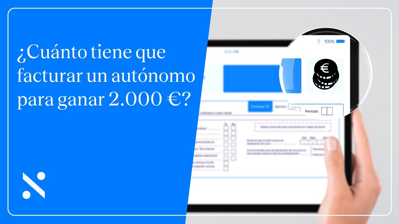 cuanto tiene que facturar un autónomo para ganar 2.000 euros