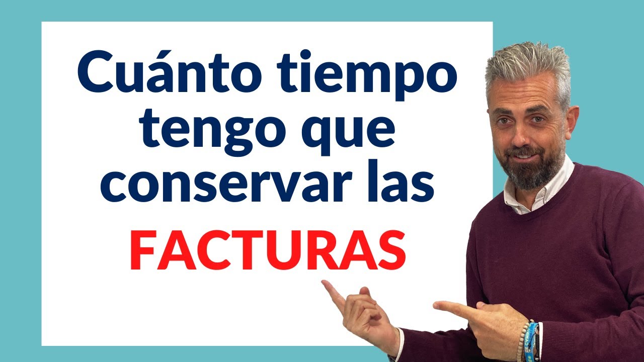 cuantos años hay que guardar las facturas de un autónomo
