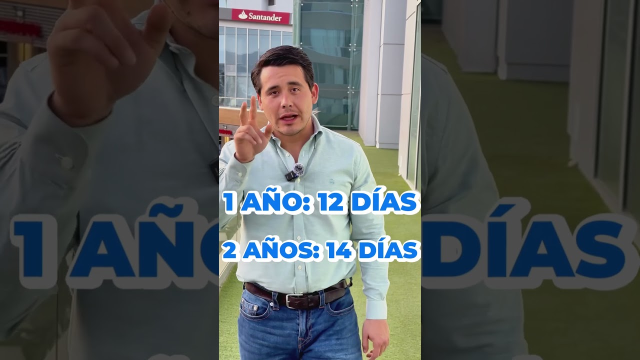 cuántos días de vacaciones tiene un trabajador