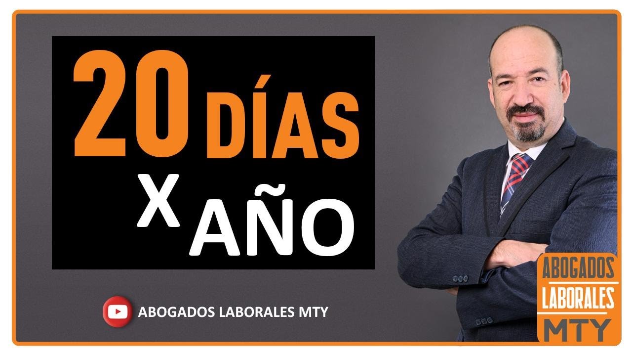 cuantos dias se pagan por año trabajado en un despido