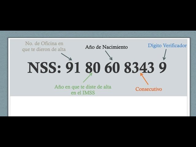 cuantos digitos tiene el numero de afiliacion a la seguridad social