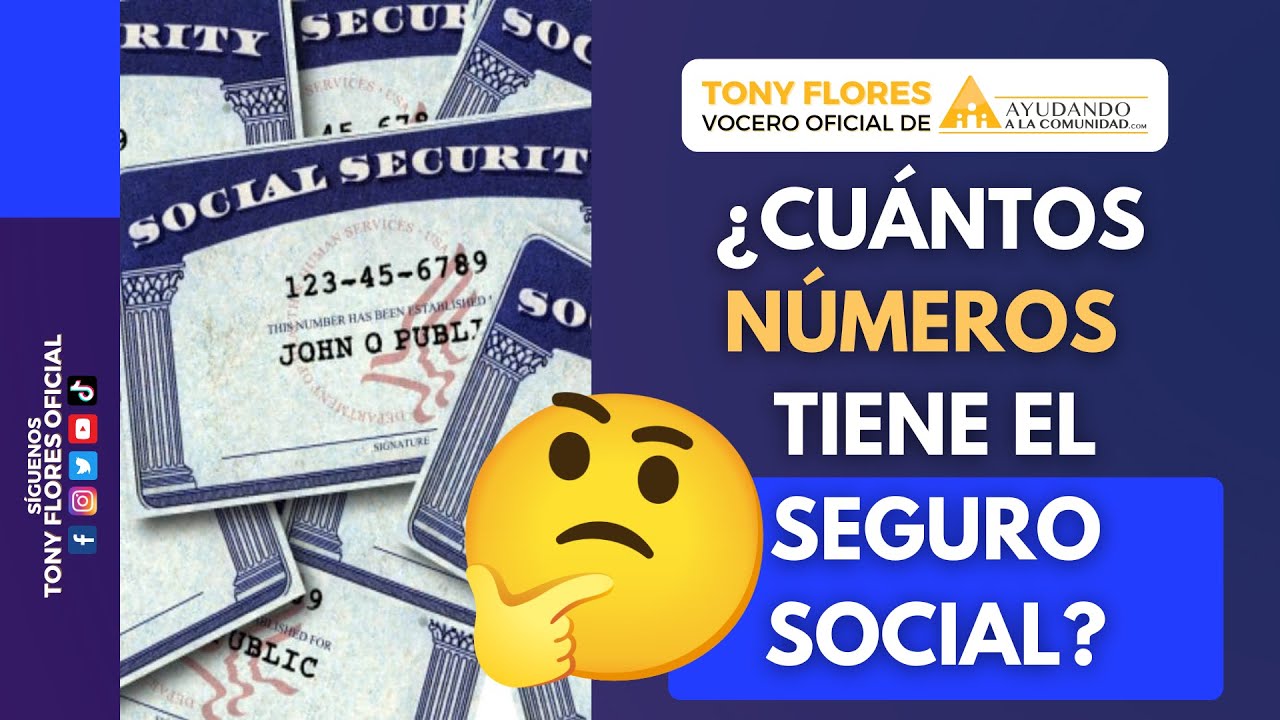 cuantos numero tiene el numero de la seguridad social