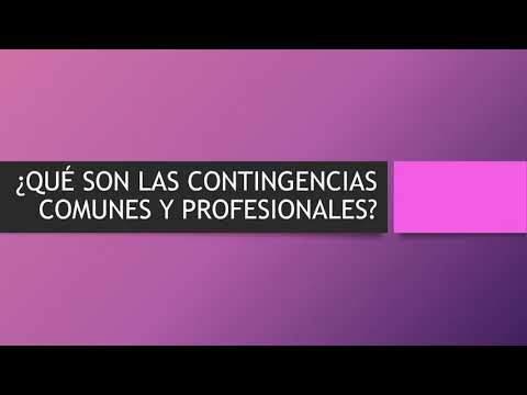 diferencia entre contingencias comunes y contingencias profesionales