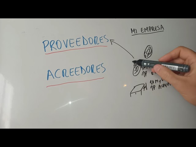 diferencia entre proveedor y acreedor en contabilidad