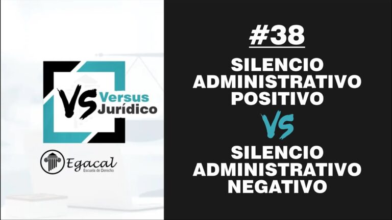 diferencias entre silencio administrativo positivo y negativo