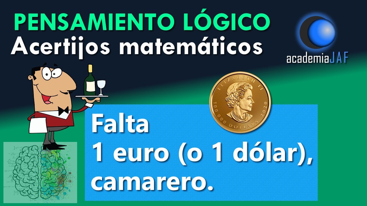 donde está el euro que falta camarero
