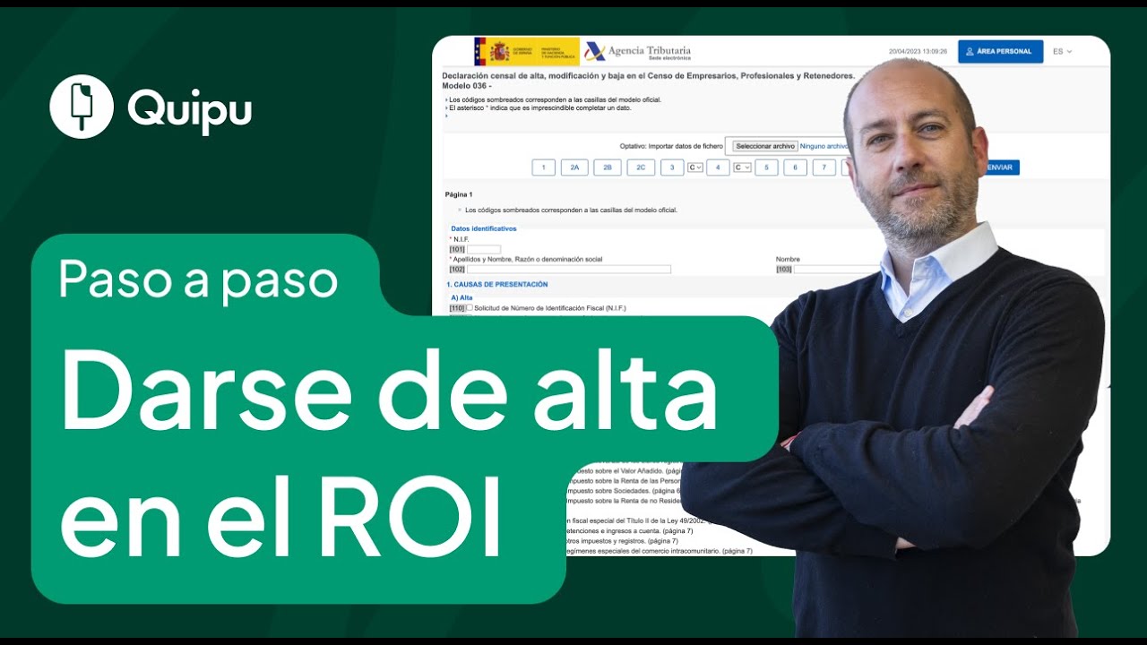 es obligatorio darse de alta en el roi