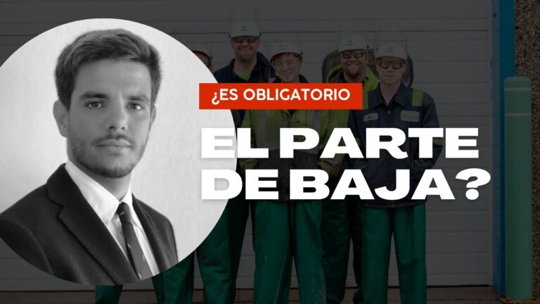 es obligatorio entregar el parte de baja