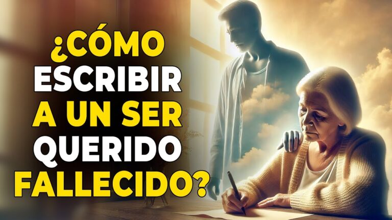 escribir una carta a una persona fallecida