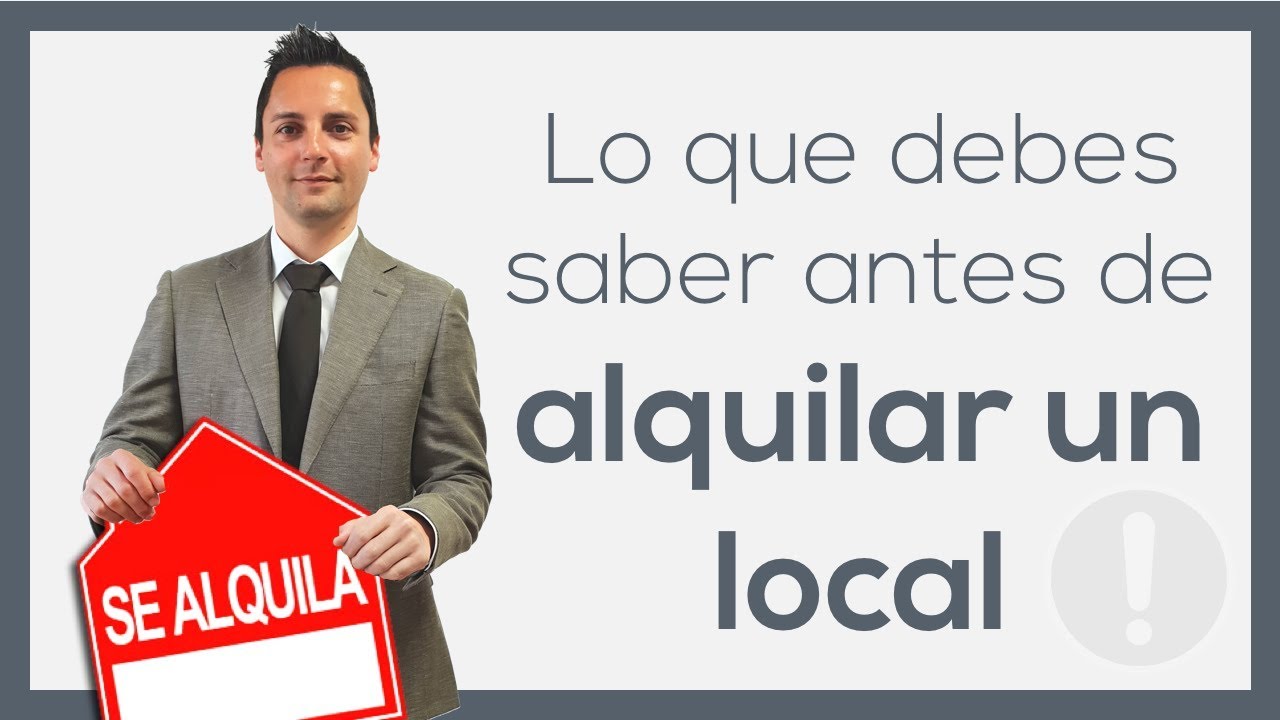 factura de alquiler local comercial