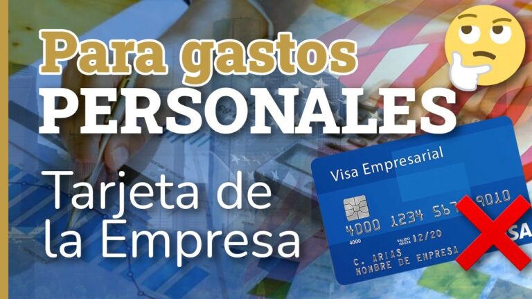 gastos de empresa pagados con tarjeta personal