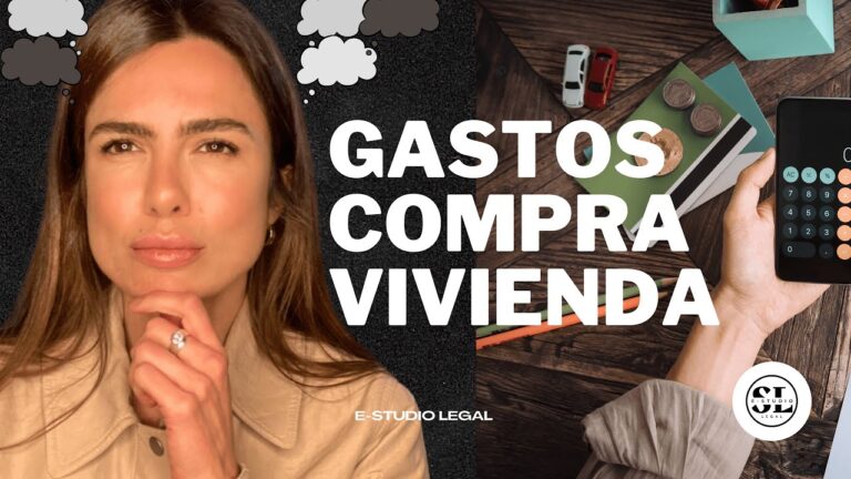 gastos deducibles en la compra de una vivienda