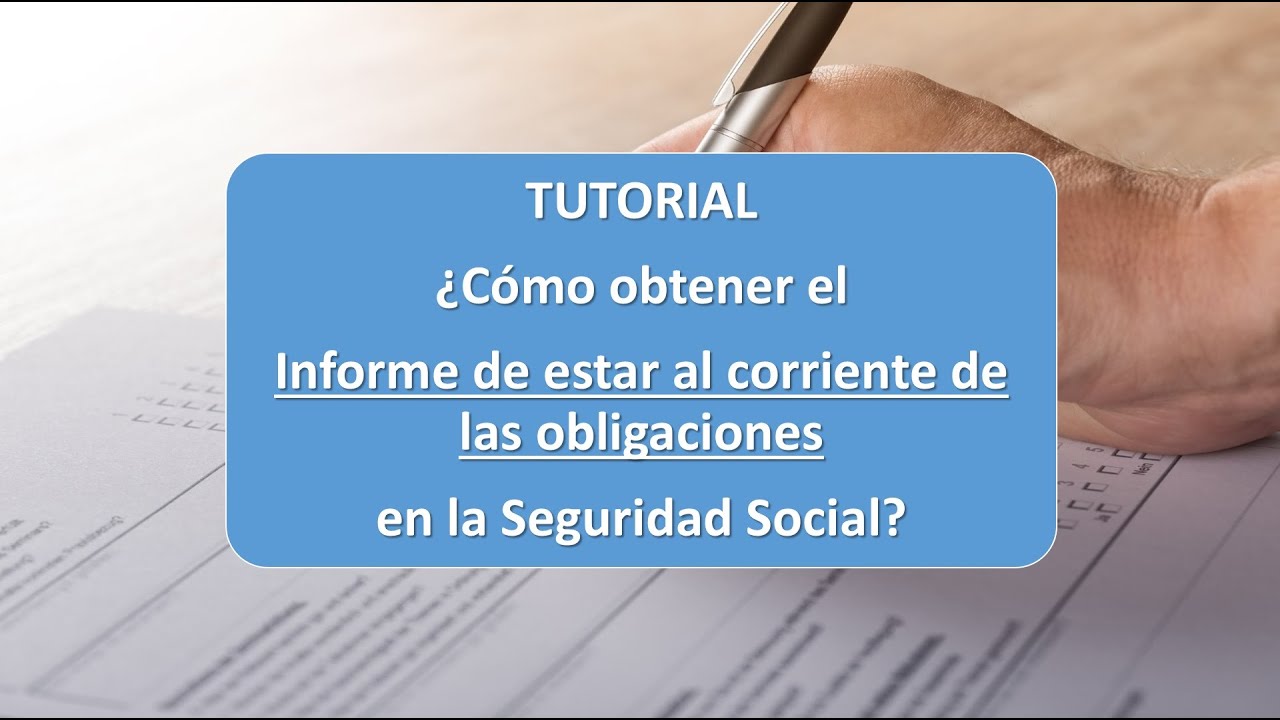 informe de estar al corriente en las obligaciones de seguridad social via sms