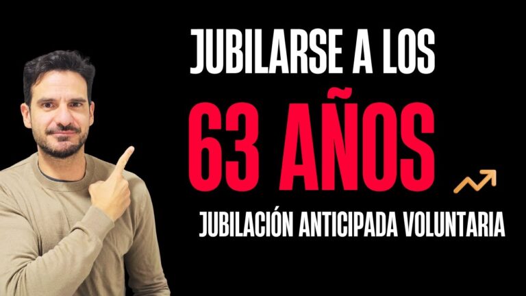 jubilacion con 35 años cotizados y 63 años