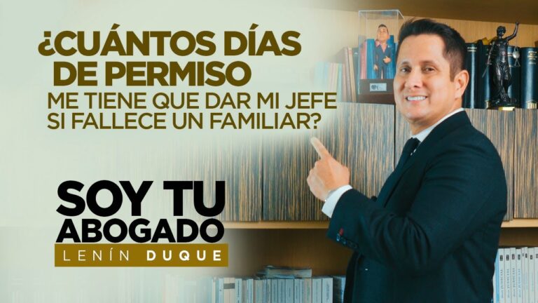 justificante para el trabajo por fallecimiento familiar