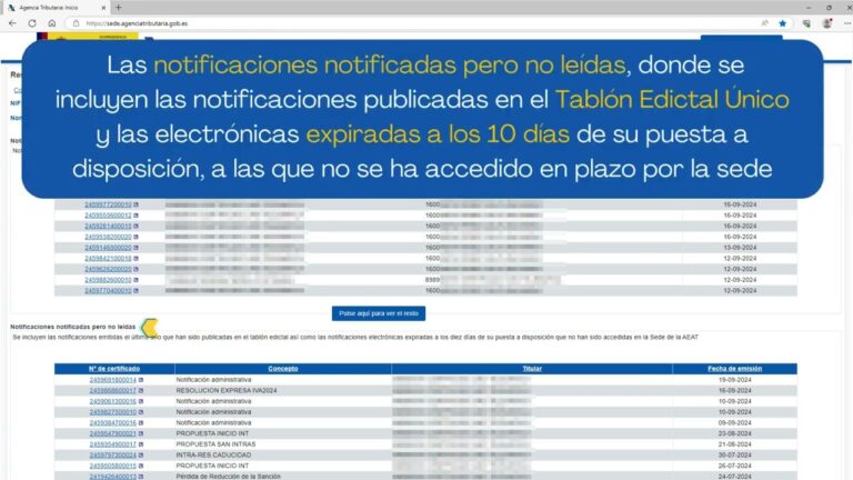 la agencia tributaria ha emitido una notificacion dirigida a