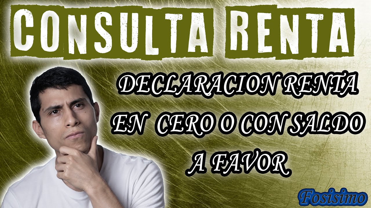 la declaración de la renta me sale a 0