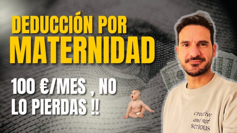 la deduccion por maternidad la puede cobrar el padre