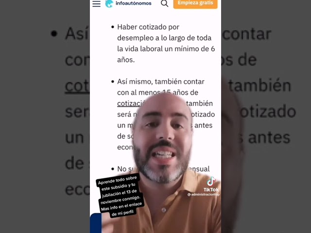 los autonomos pueden cobrar subsidio 52 años