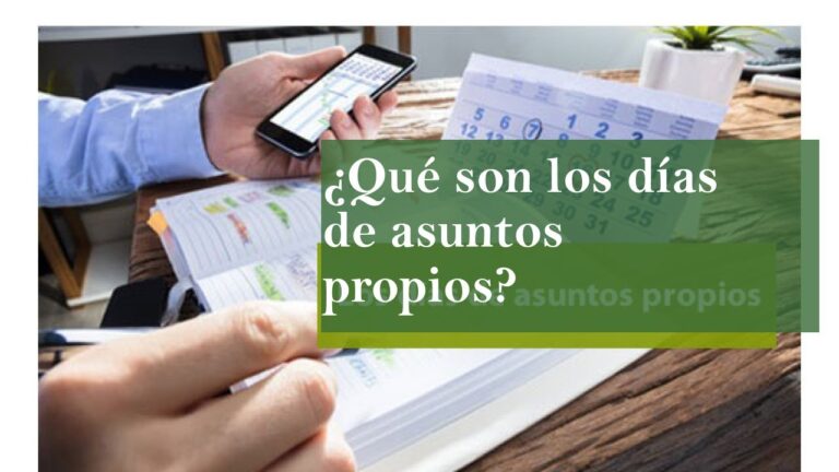 los dias de asuntos propios son retribuidos