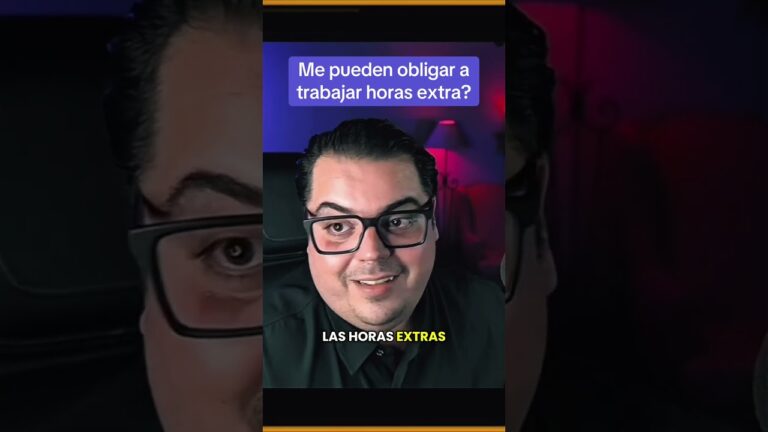 me pueden obligar a hacer horas extras españa