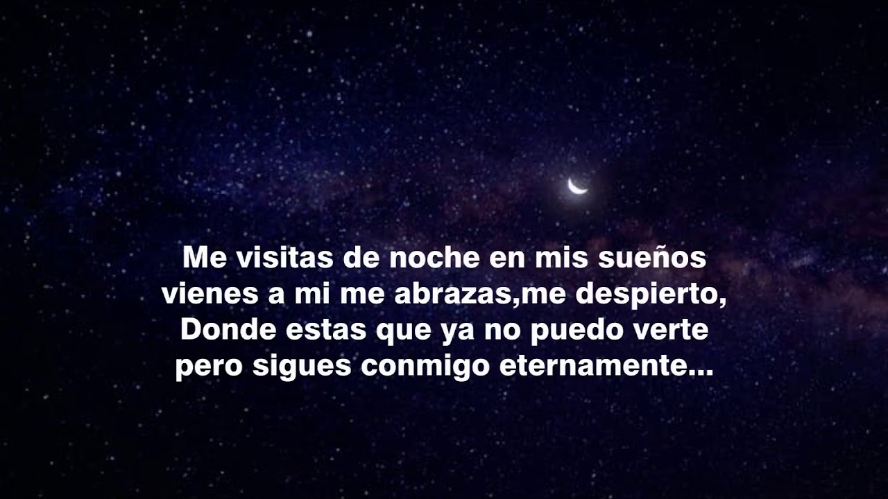 no te puedo abrazar pero si darte las buenas noches