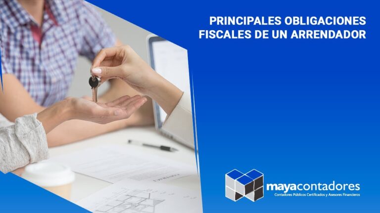 obligaciones fiscales del arrendador y arrendatario