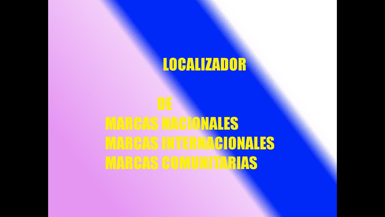 oficina española de patentes y marcas localizador