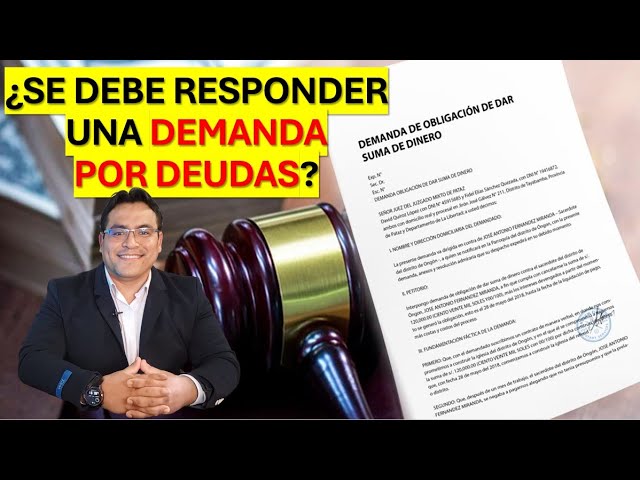 por que cantidad de dinero te pueden demandar