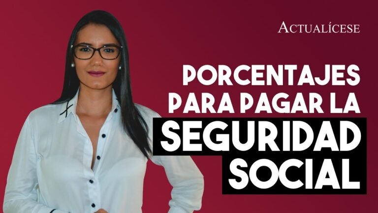 porcentaje que paga la empresa a la seguridad social por un trabajador