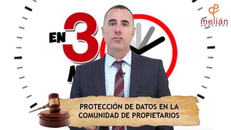 protección de datos en comunidades de propietarios