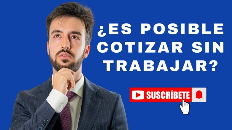puedo seguir cotizando sin trabajar