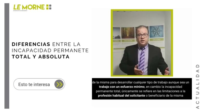 que diferencia hay entre incapacidad total y absoluta