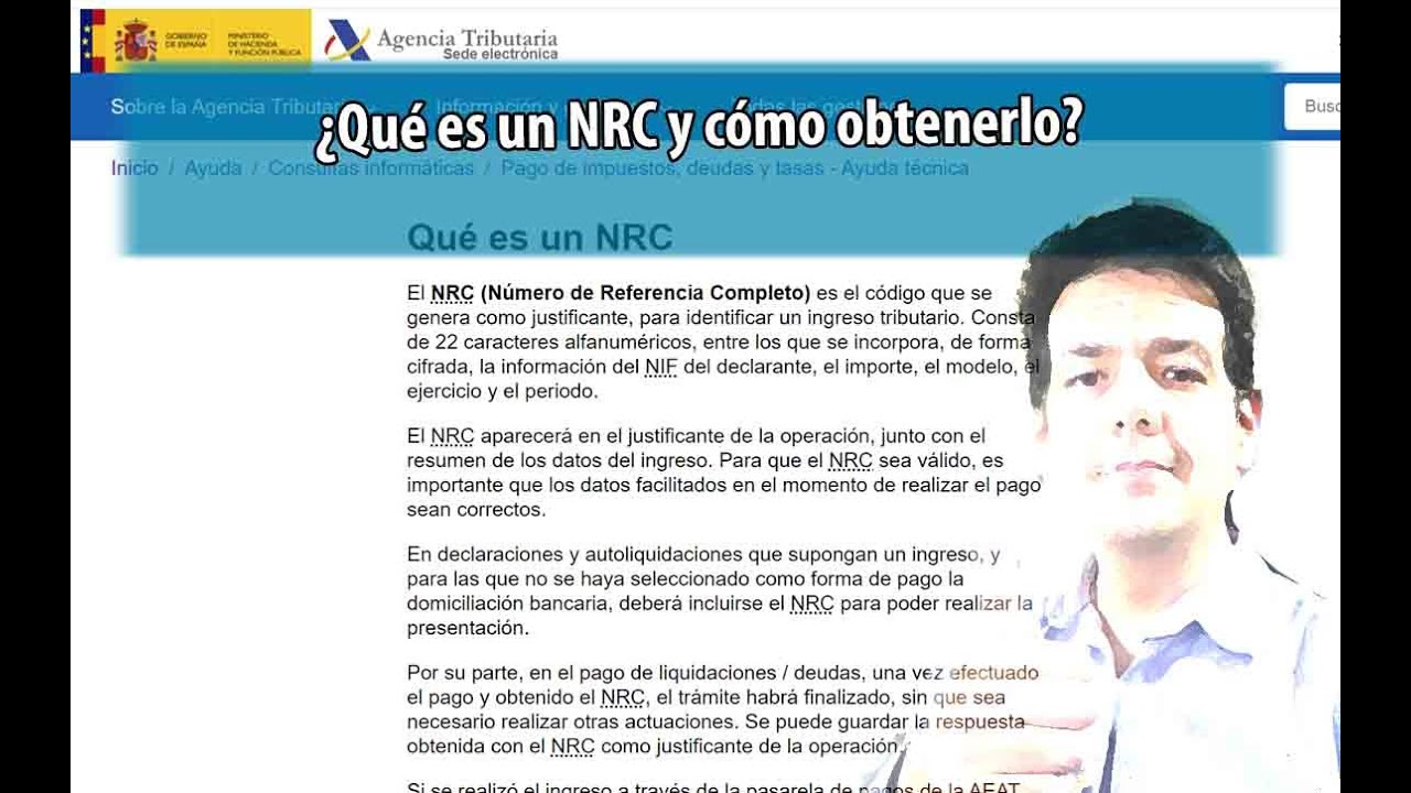 que es el nrc en la declaracion de la renta