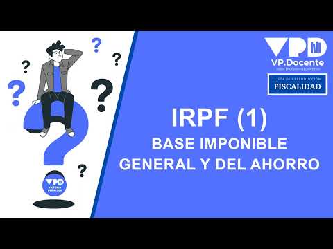 que es la base imponible general y del ahorro