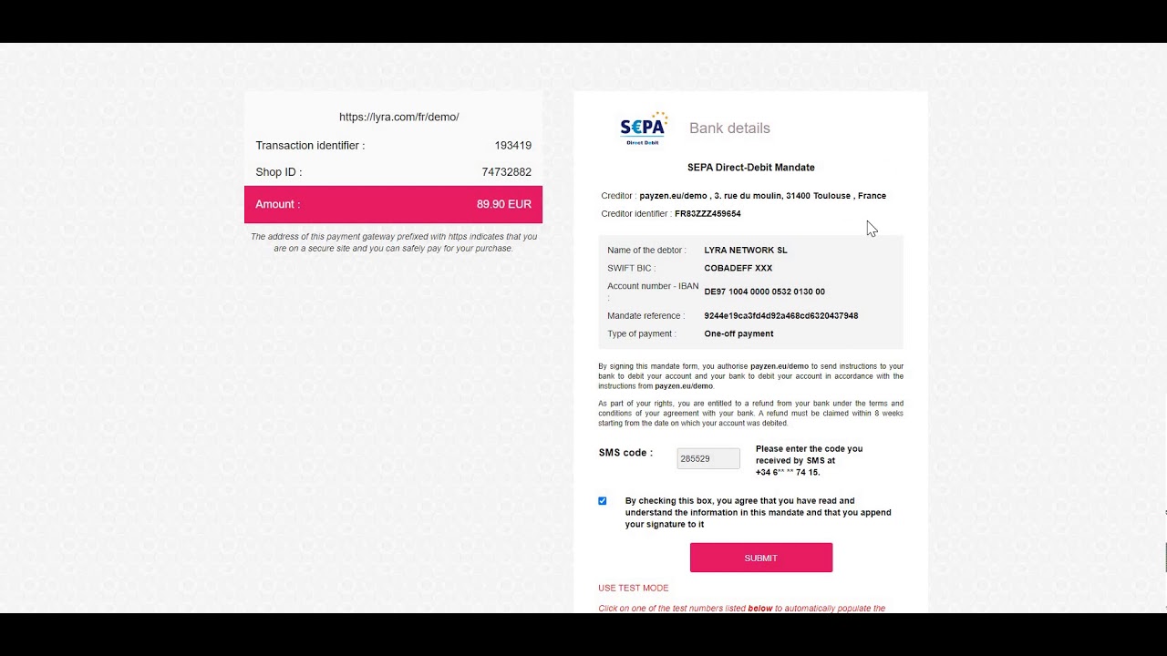 que es la orden de domiciliacion sepa