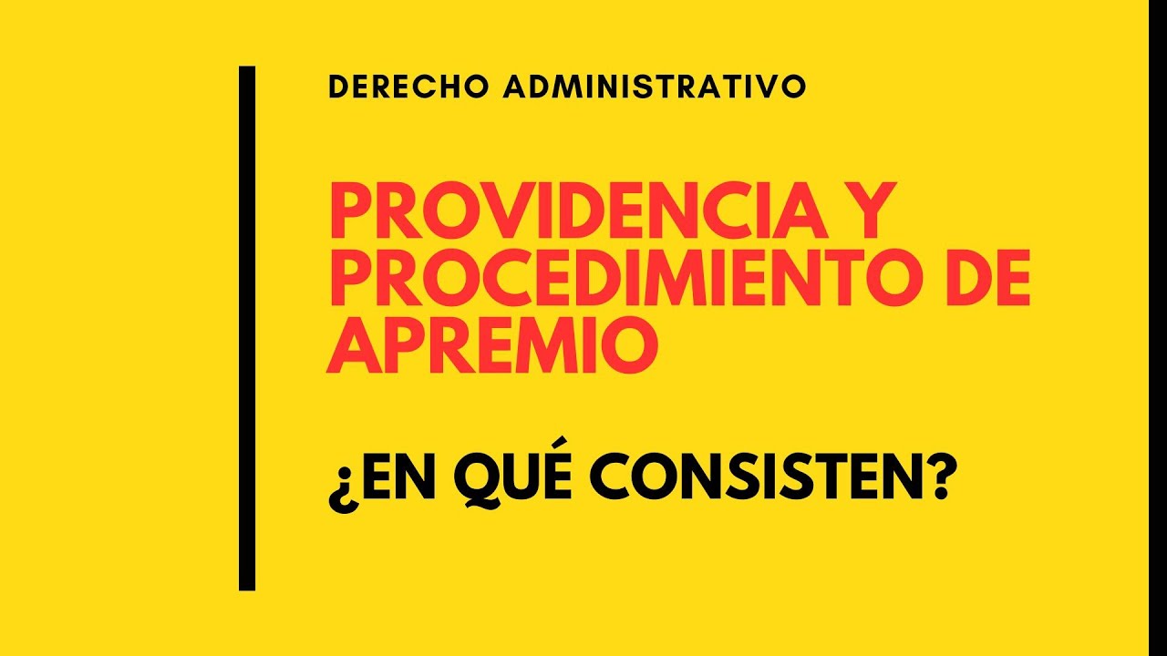 que es providencia de apremio seguridad social