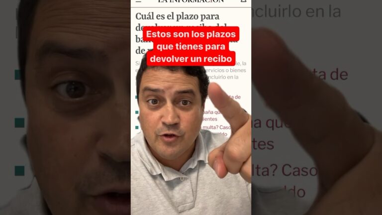 que pasa cuando se devuelve un recibo