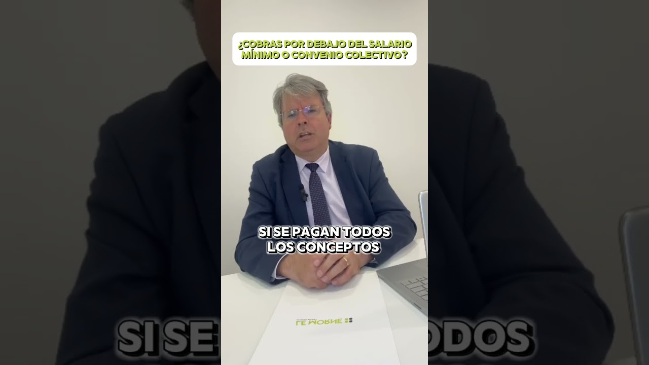 que pasa si el convenio esta por debajo del smi