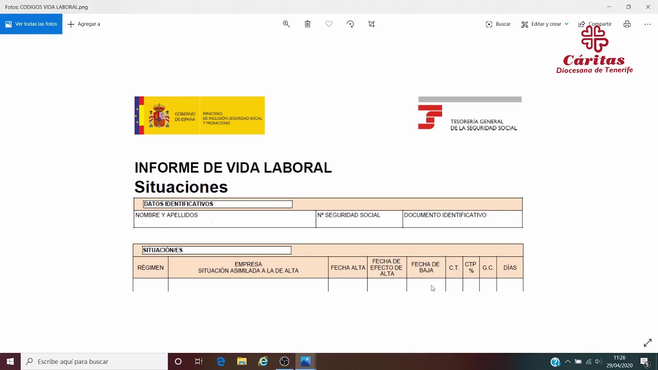 que significa gc 8 en la vida laboral