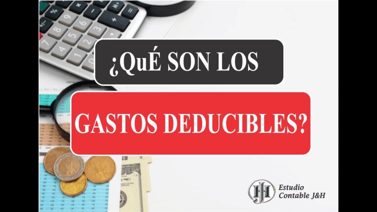 que son los gastos deducibles en los datos fiscales